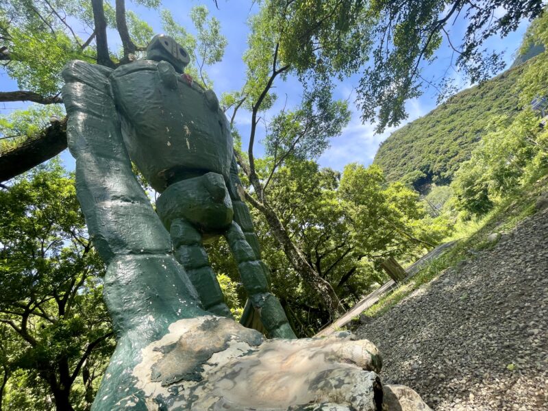 ジブリ·ロボット兵のオブジェ(延岡市)】ジブリ好き必見！無料の穴場