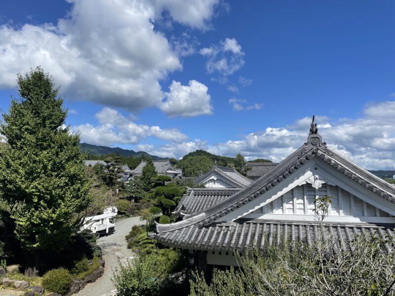 お城内を見下ろす景色